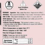 Amalgam warning label – 1